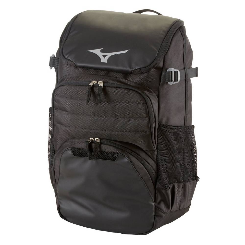 Panske Batoh Mizuno Organizer OG5 Baseball Čierne Vypredaj DTBQ23157